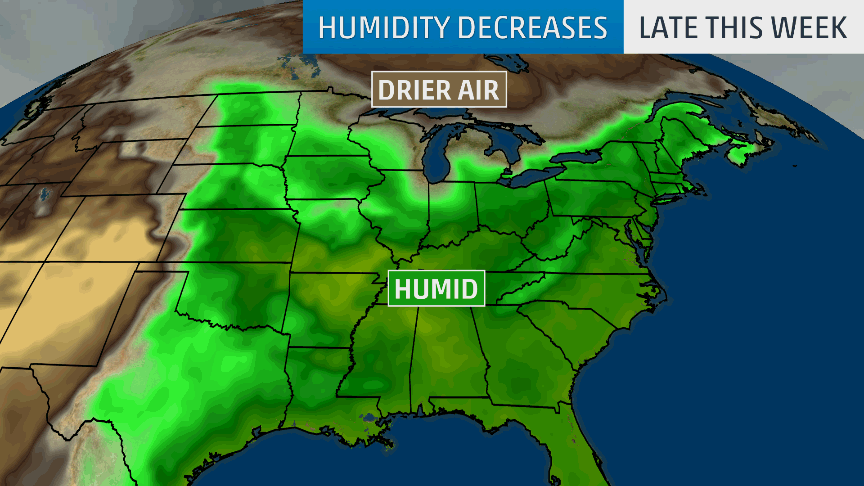 a cold front will march through the midwest and northeast this