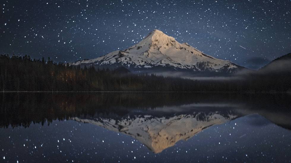 The Portland-based photographer captures Mt. Hood from Lost Lake in Oregon. (Ben Canales)