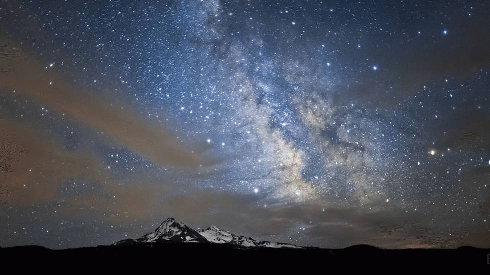 The Portland-based photographer captures North Sister and Middle Sister Mountain in the Cascade Mountain Range in Oregon. (Ben Canales)