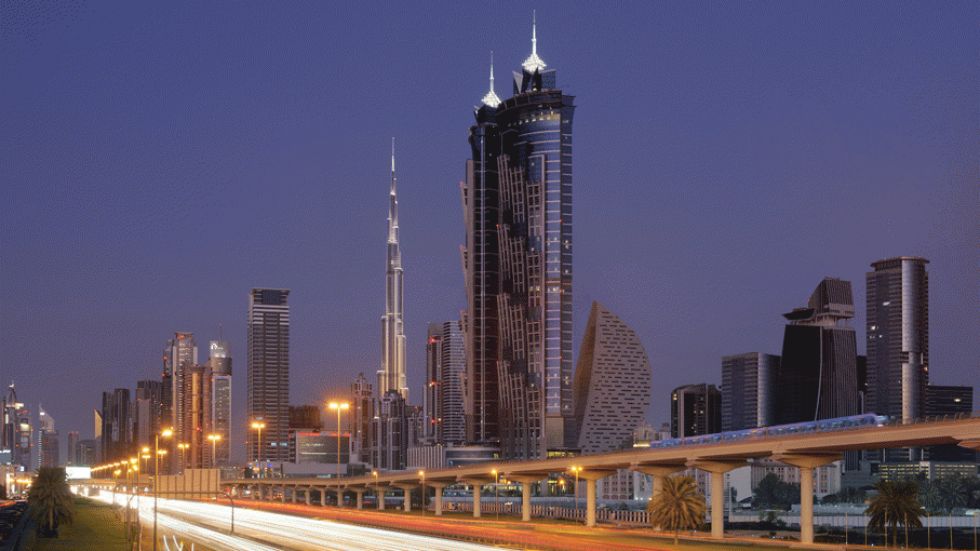 View of the 72-story JW Marriott Marquis Dubai, the world's tallest hotel. (Photo: JW Marriott Marquis Dubai)