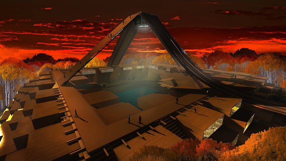 The Stairs of Stamina is designed for people with an active lifestyle. (Image: VisionDivision)