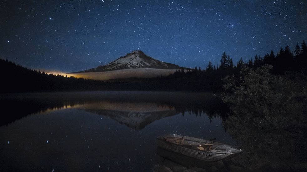 The Portland-based photographer captures Mt. Hood from Trillium Lake in Oregon. (Ben Canales)