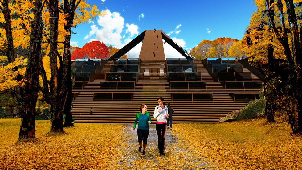 The Stairs of Stamina is designed for people with an active lifestyle. (Image: VisionDivision)