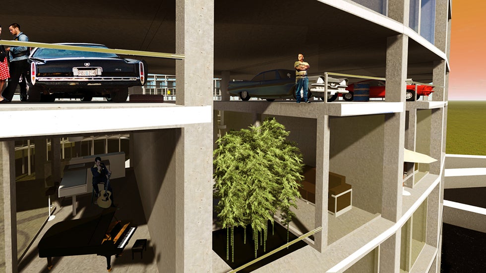 Motorville is designed after a typical Swedish residential neighborhood. (Image: VisionDivision)