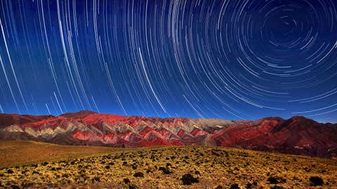 The Hornocal mountains in Argentina. (Kevin Zaouali/Caters News)