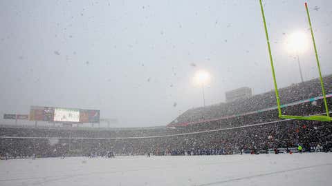 A general view  of the Buffalo Bills playing the Indianapolis Colts in the snow at Ralph Wilson Stadium on Jan. 3, 2010, in Orchard Park, N.Y.  (Rick Stewart/Getty Images)