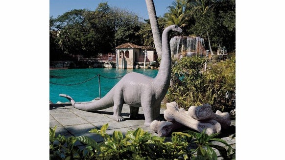 Boris the Brontosaurus makes every pool feel prehistoric. (Image: Skymall.com)