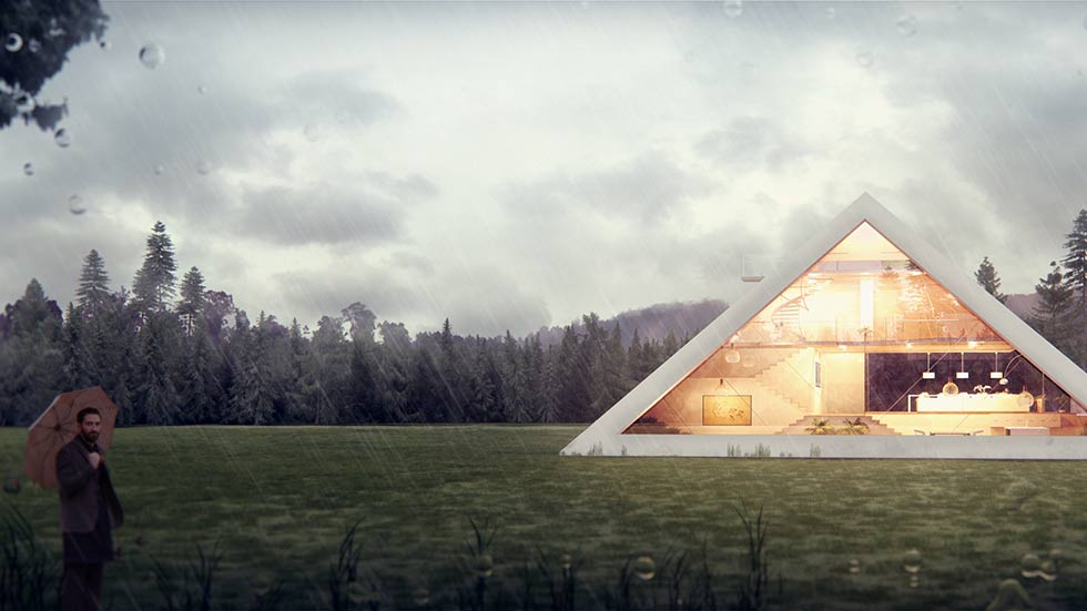 Pyramid House design by Juan Carols Ramos. (Photo: Juan Carlos Ramos)