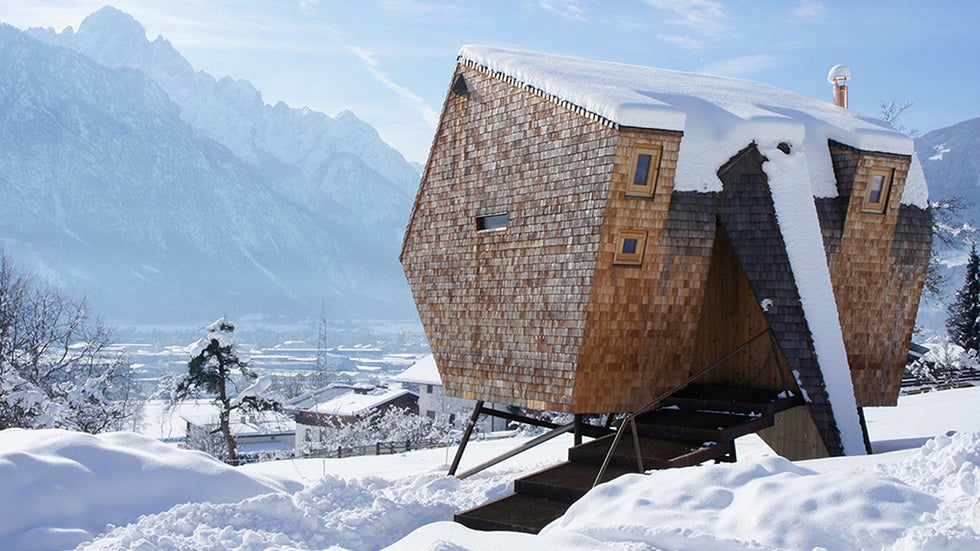 Ufogel is a home in the heart of the Alps that was designed to connect with nature. (Image: Ufogel.at)