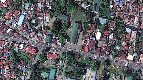 Tacloban City on February 23, 2012. (DigitalGlobe)