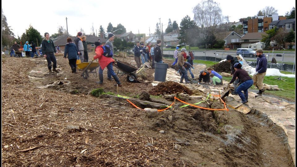 Urban food forests are a new idea, but the plans for the one under construction in Seattle may be adopted elsewhere. (Beacon Food Forest/Facebook)