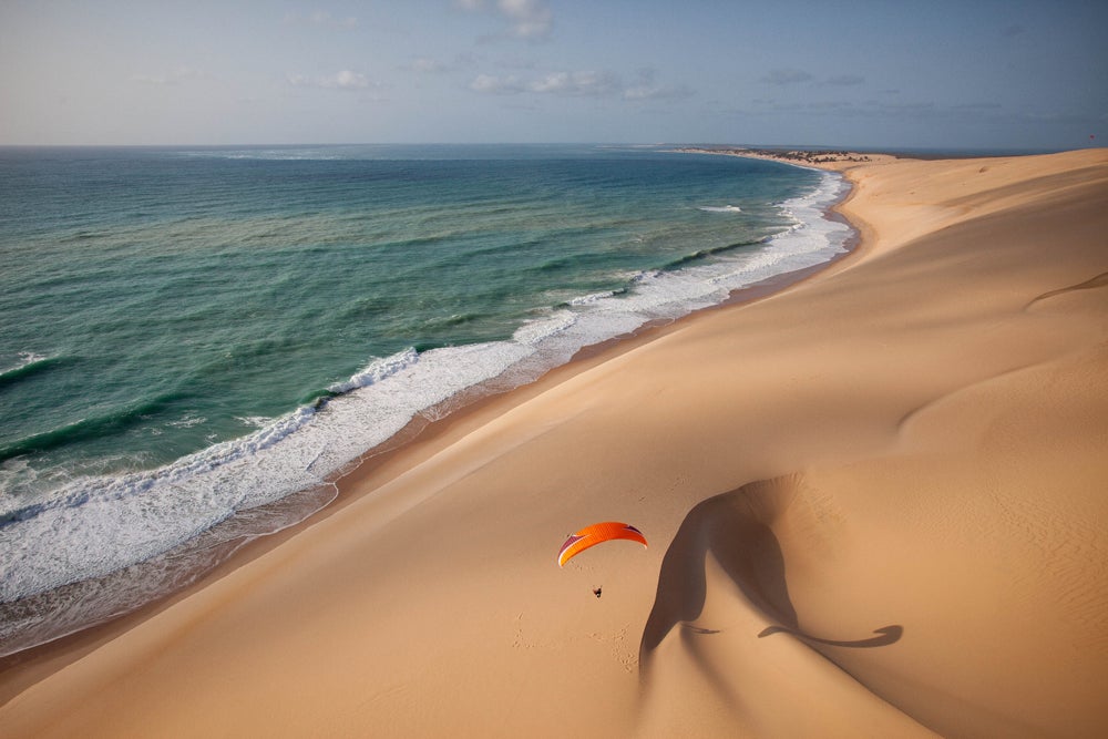 MacDonald captures the sand and the surf off the Bazaruto Archipelago. (Image: Jody MacDonald)