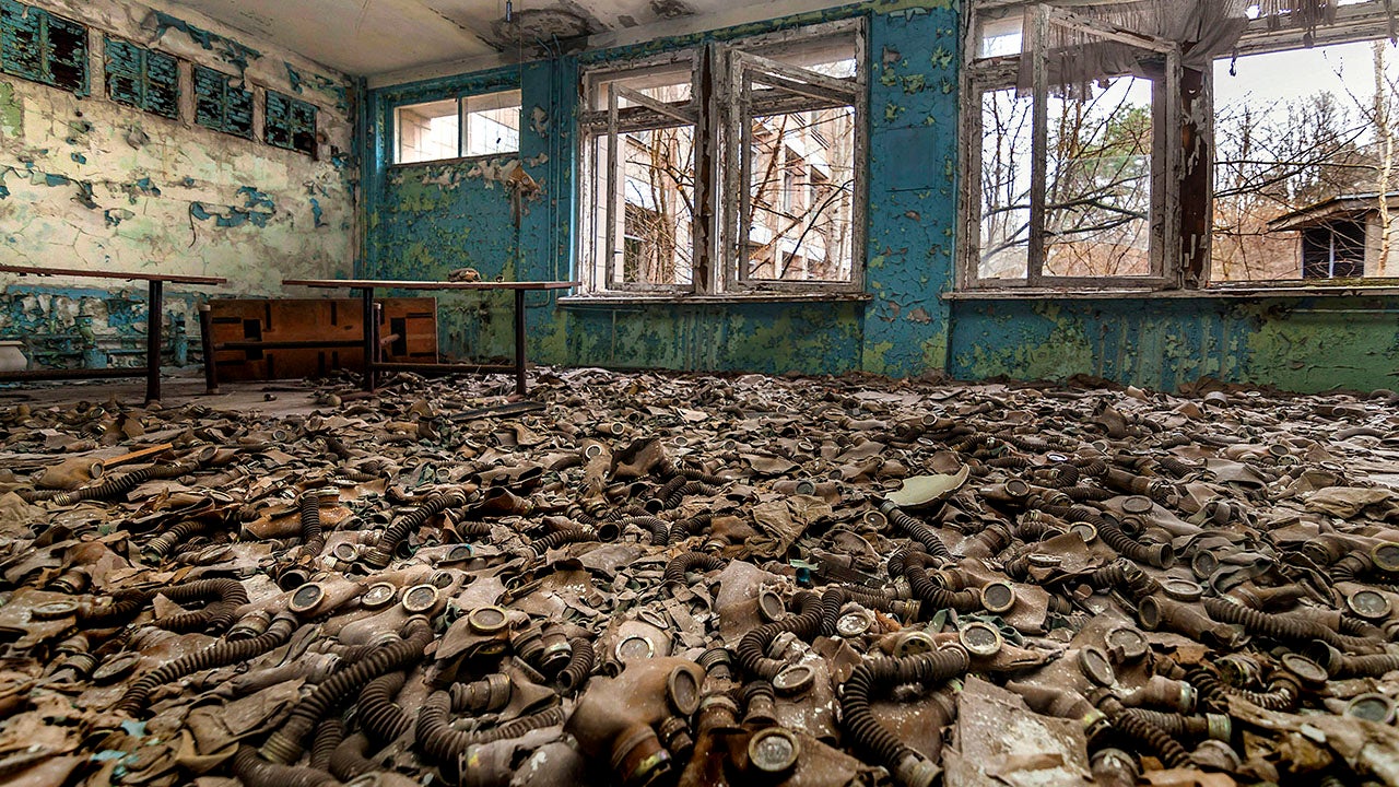 Photojournalist and tourist guide Anton Petrus, from near Kiev in the Ukraine, took the photos in Pripyat  the city famous for the Chernobyl disaster which shook the world in 1986. (Anton Petrus/Caters News)