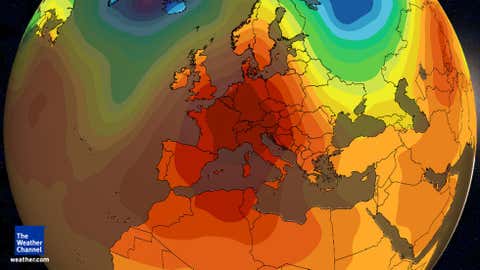 Europe warm pattern mid-December 2015.