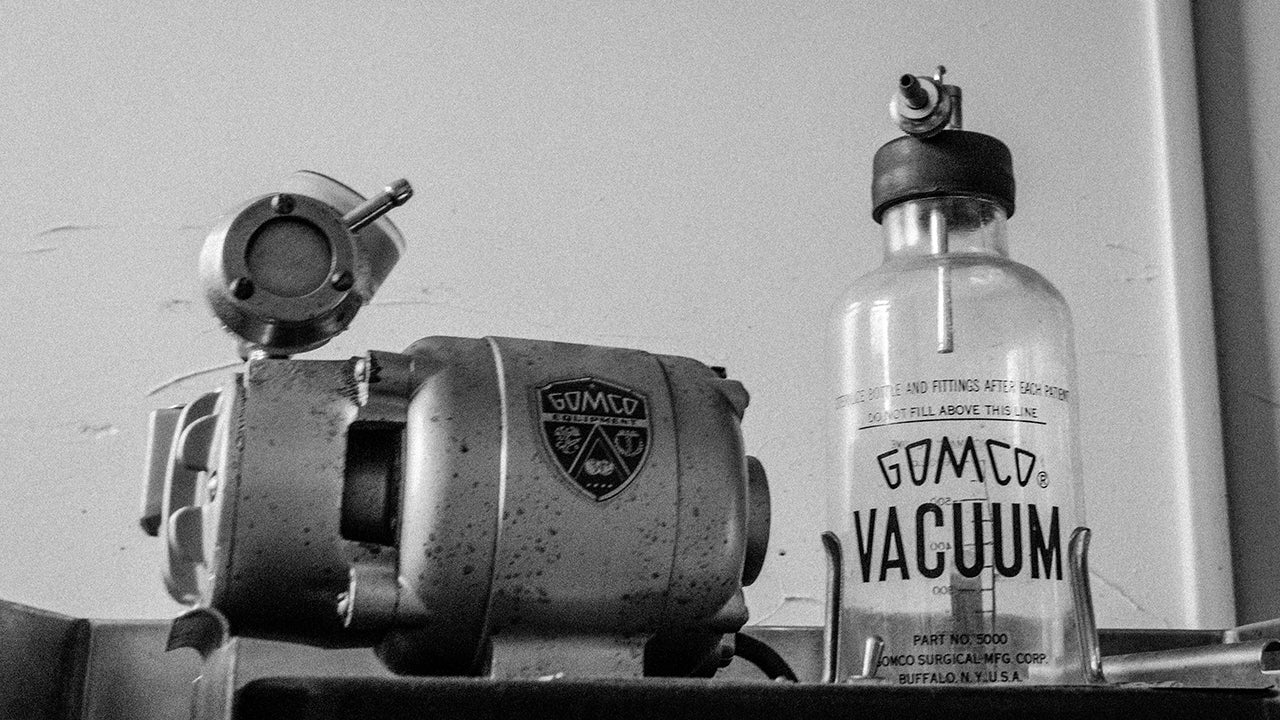 Abandoned hospital supplies are seen at St. Elizabeths Psychiatric Hospital in Washington, D.C.
