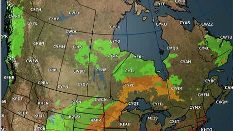 Canada weather forecast for Saturday, September 23, 2017.