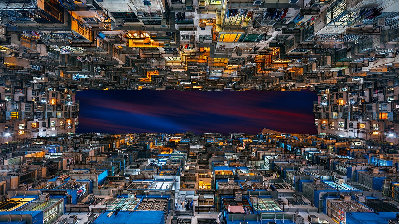 Peter Stewart became interested in the living environments of Hong Kong and the symmetry and architecture throughout the region. (Peter Stewart)