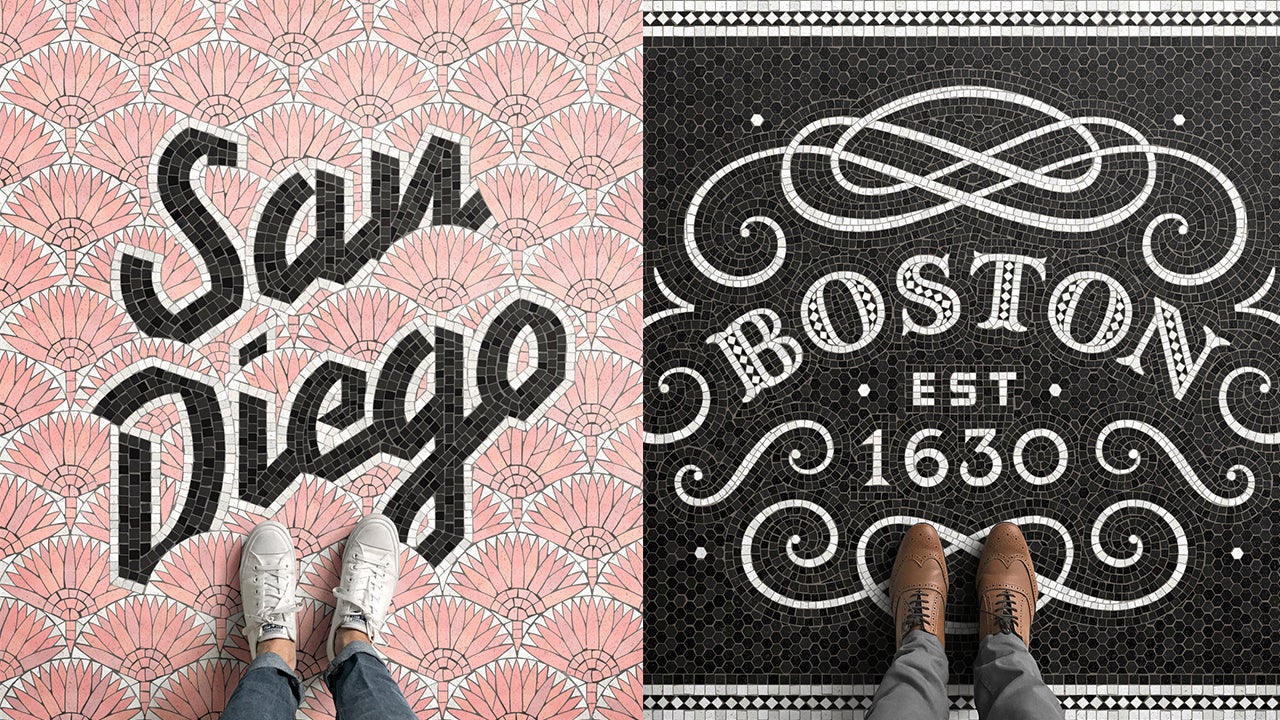 Nicholas Misani has gained attention with his &ldquo;fauxsaics&rdquo; or typographic mosaic illustration on Instagram. (Nicholas Misani)