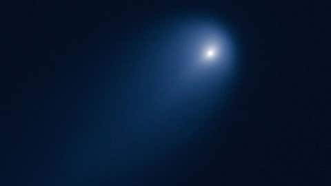 NASA's Hubble Space Telescope captured this image of Comet C/2012 S1 (ISON) on April 10, 2013. The comet was 394 million miles from Earth. (Courtesy: NASA/Hubble Space Telescope)