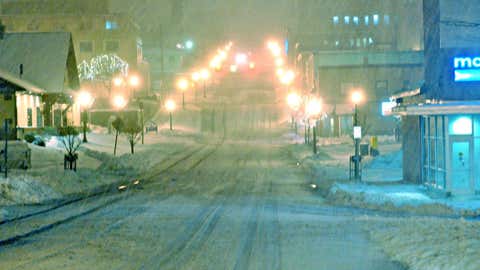 17,270.7 inches or 1,439.2 feet of snow has fallen in Marquette since full records began in the winter of 1885-1886. (AP Photo/The Mining Journal, Elizabeth Bailey)