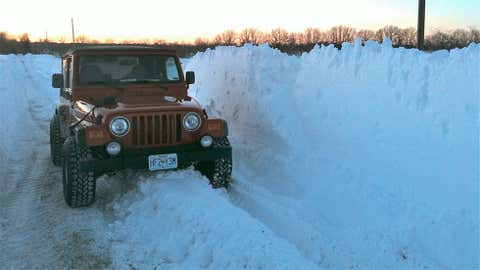 Brunswick, Mo. received two feet of snow on December 5, 1925. Image: Tough traveling in La Plata, Mo. after a Feb. 2011 snowstorm. From iWitness Weather contributor gretschrockon.