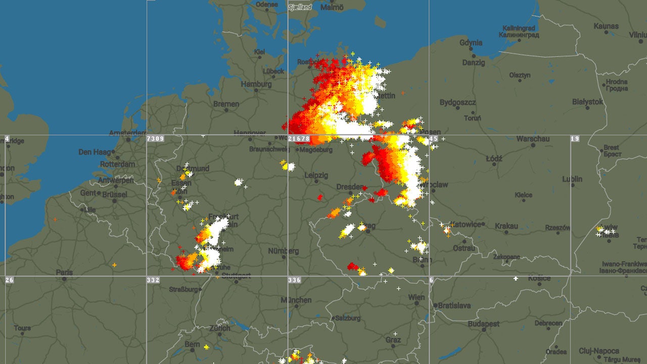 Ticker Noch Immer Heftige Unwetter Wo Jetzt 5 Cm Hagel Und Sturmboen Drohen Artikel Von The Weather Channel Weather Com