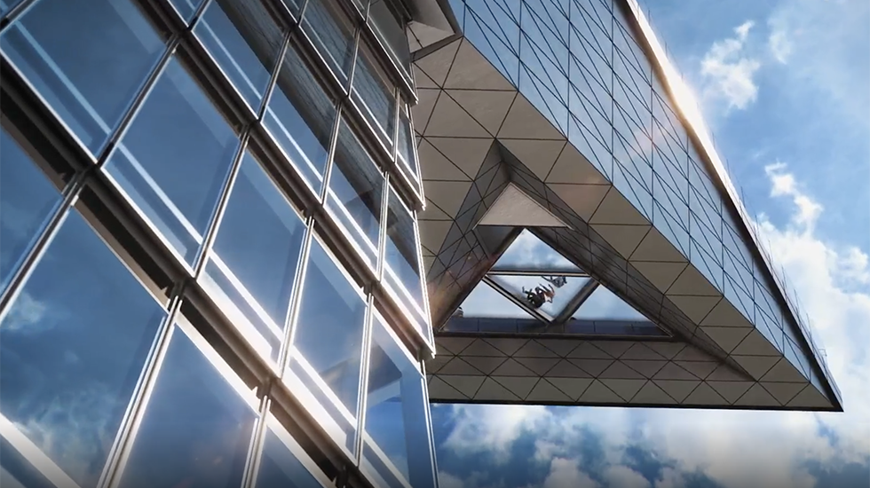 Skate In The Sky, 100 Stories Up, At New York City&rsquo;s Edge Observation Deck