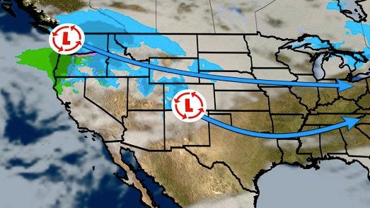 Cross-Country Winter Storm On The Move