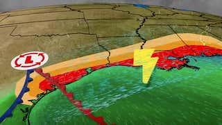 Severe Storms Could Spawn Tornadoes In The South 1 0124SevereGulf