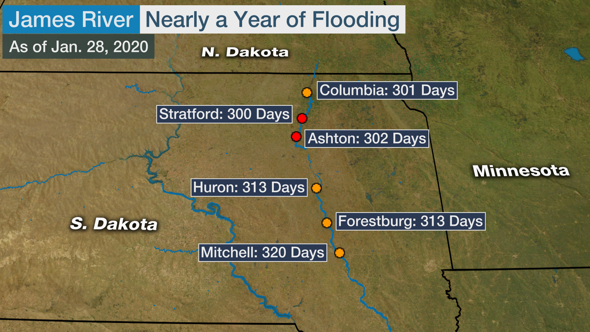 Minnesota Flood Zone Map 2019 Flooding On South Dakota River Persists Nearly A Year After It Began | The  Weather Channel - Articles From The Weather Channel | Weather.com