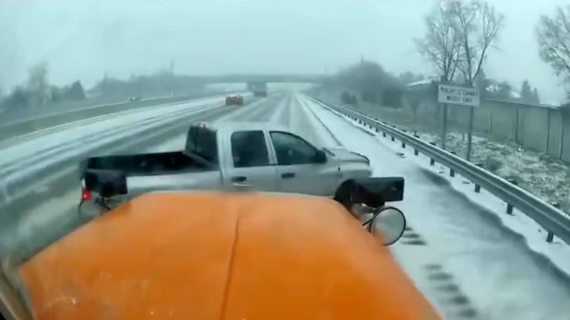 'Don&rsquo;t Crowd The Plow': Driver Learns The Hard Way