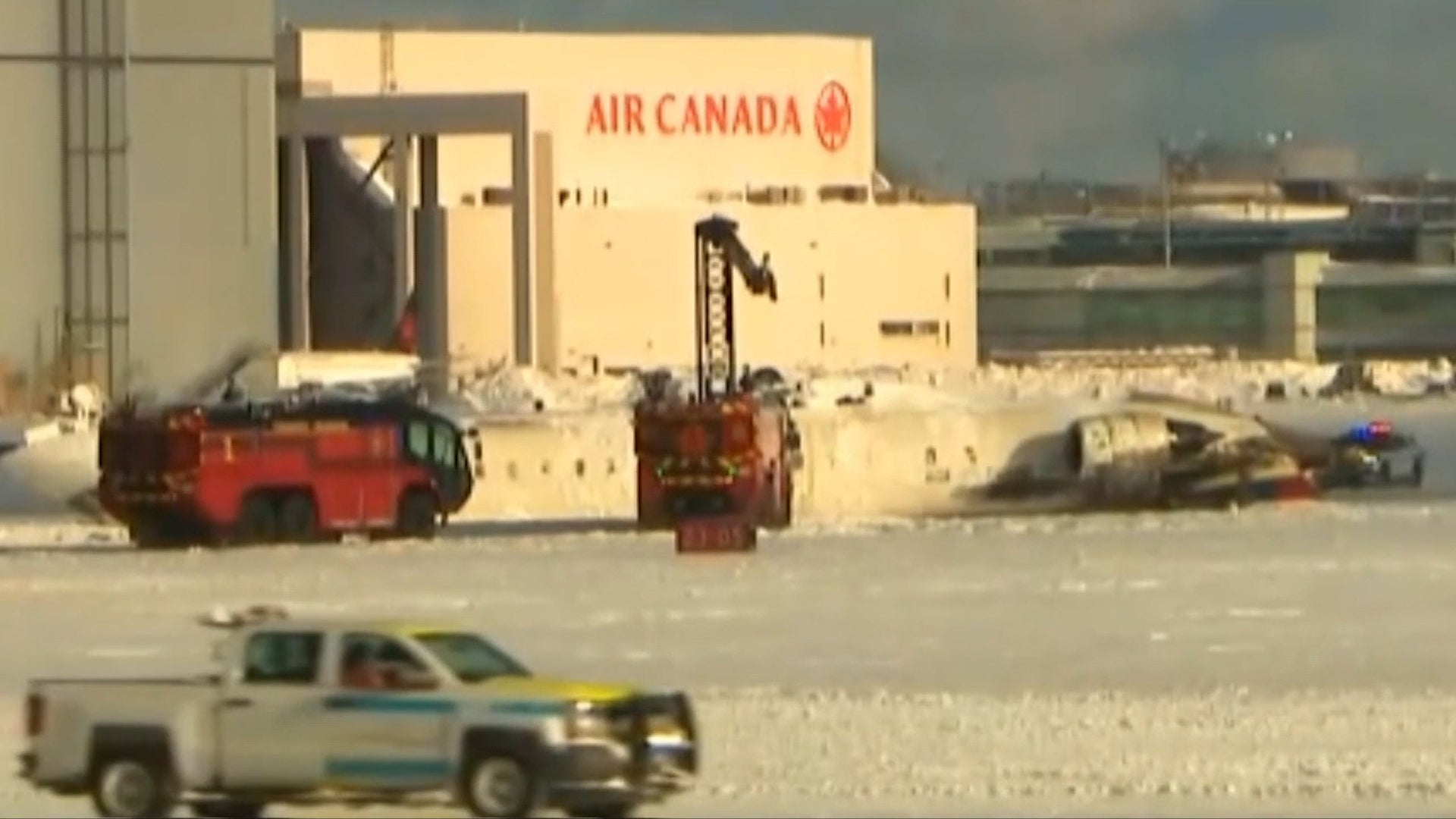 Delta Flight Ends Upside Down At Toronto Airport Videos from The