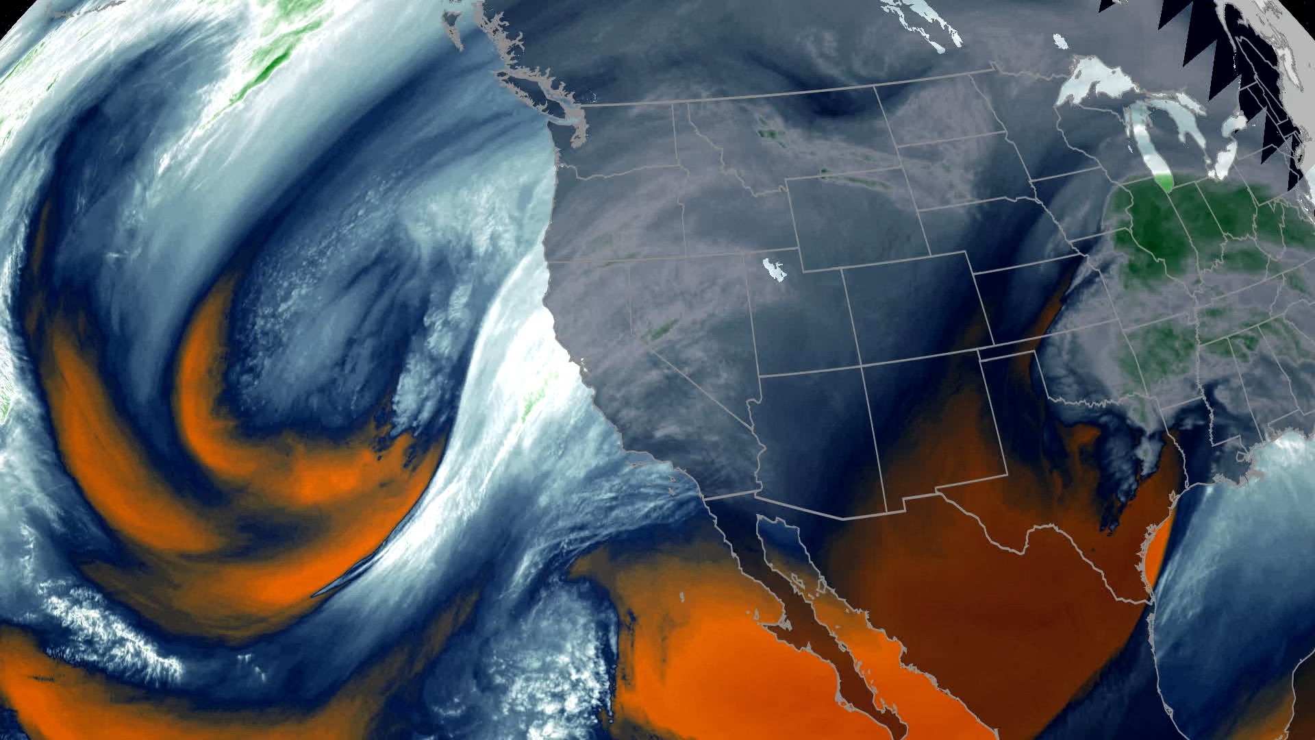 Rounds Of Heavy Rain, Sierra Nevada Snowfall For California