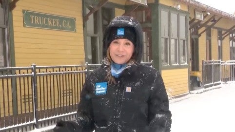 Snow Piling Up In the Sierra