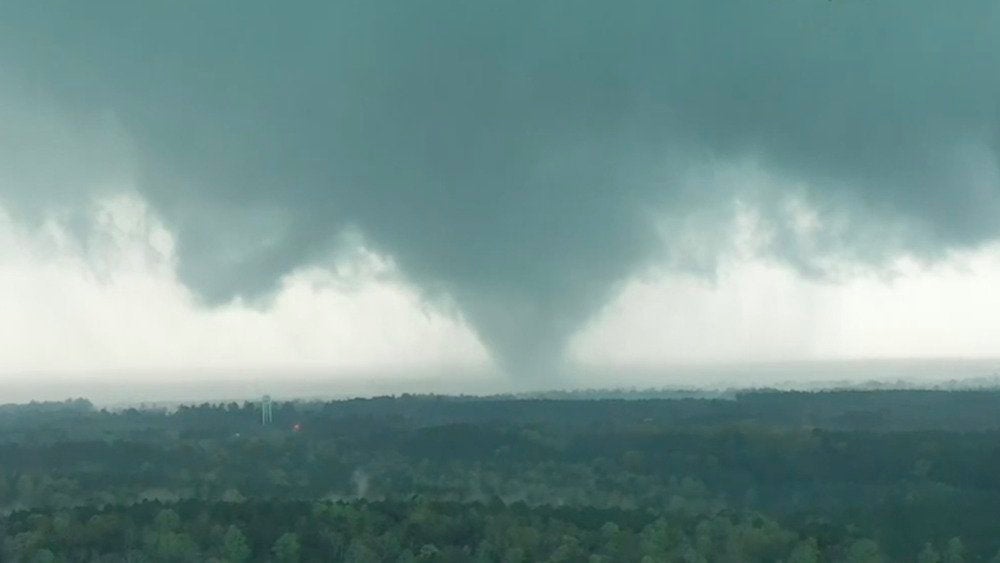 Drone Offers Stunning CloseUp of Alabama Tornado Videos from The
