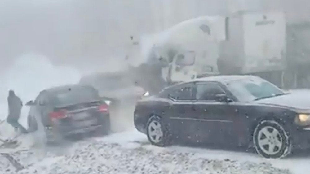 Watch Vehicles Pile Up on Pa. Interstate Videos from The Weather Channel
