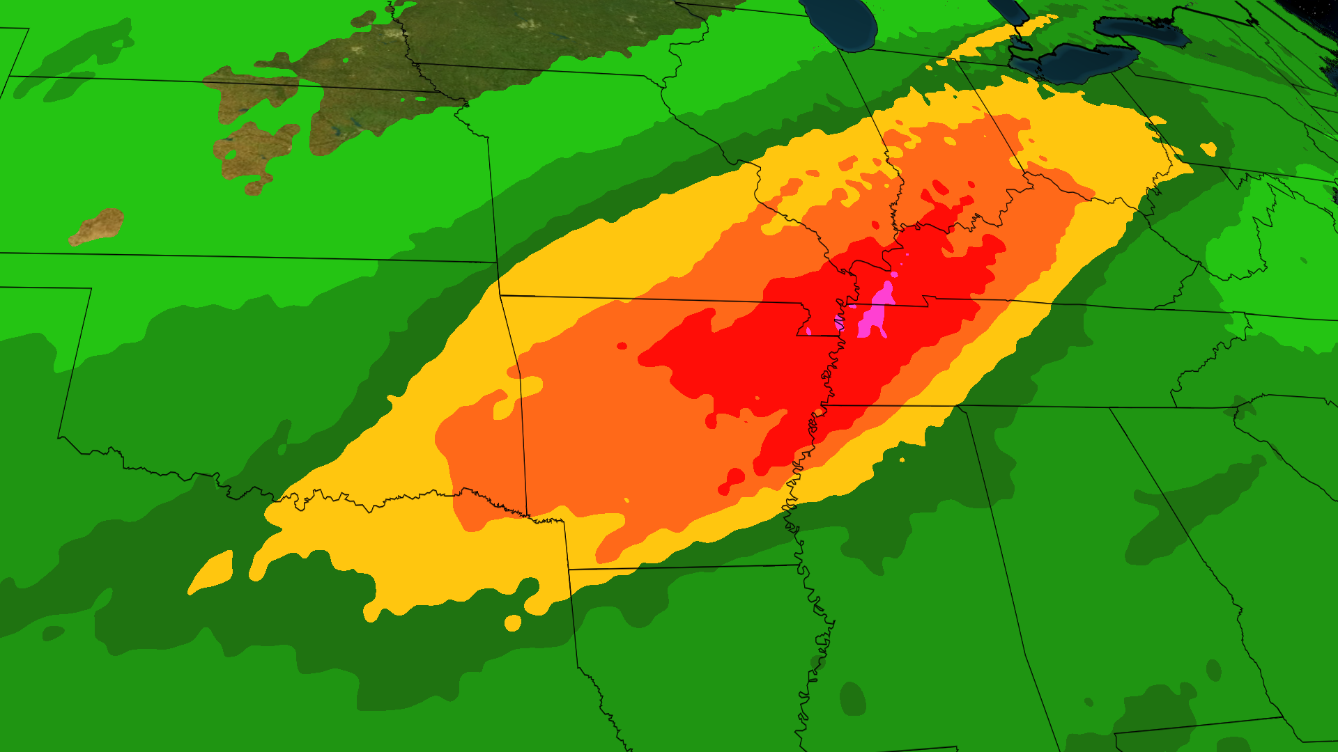 Days Of Heavy Rain Pose Life-Threatening Flood Threat