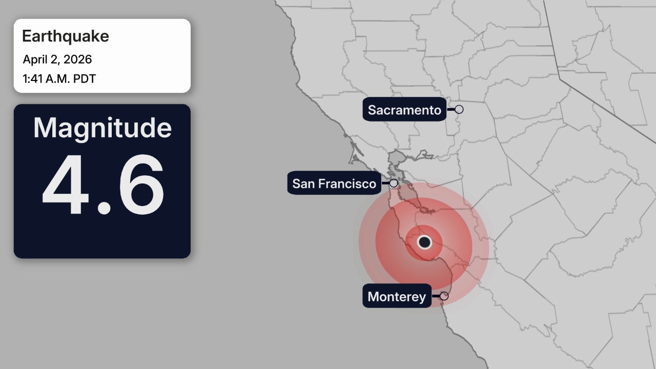 California Earthquake Shakes Bay Area Overnight