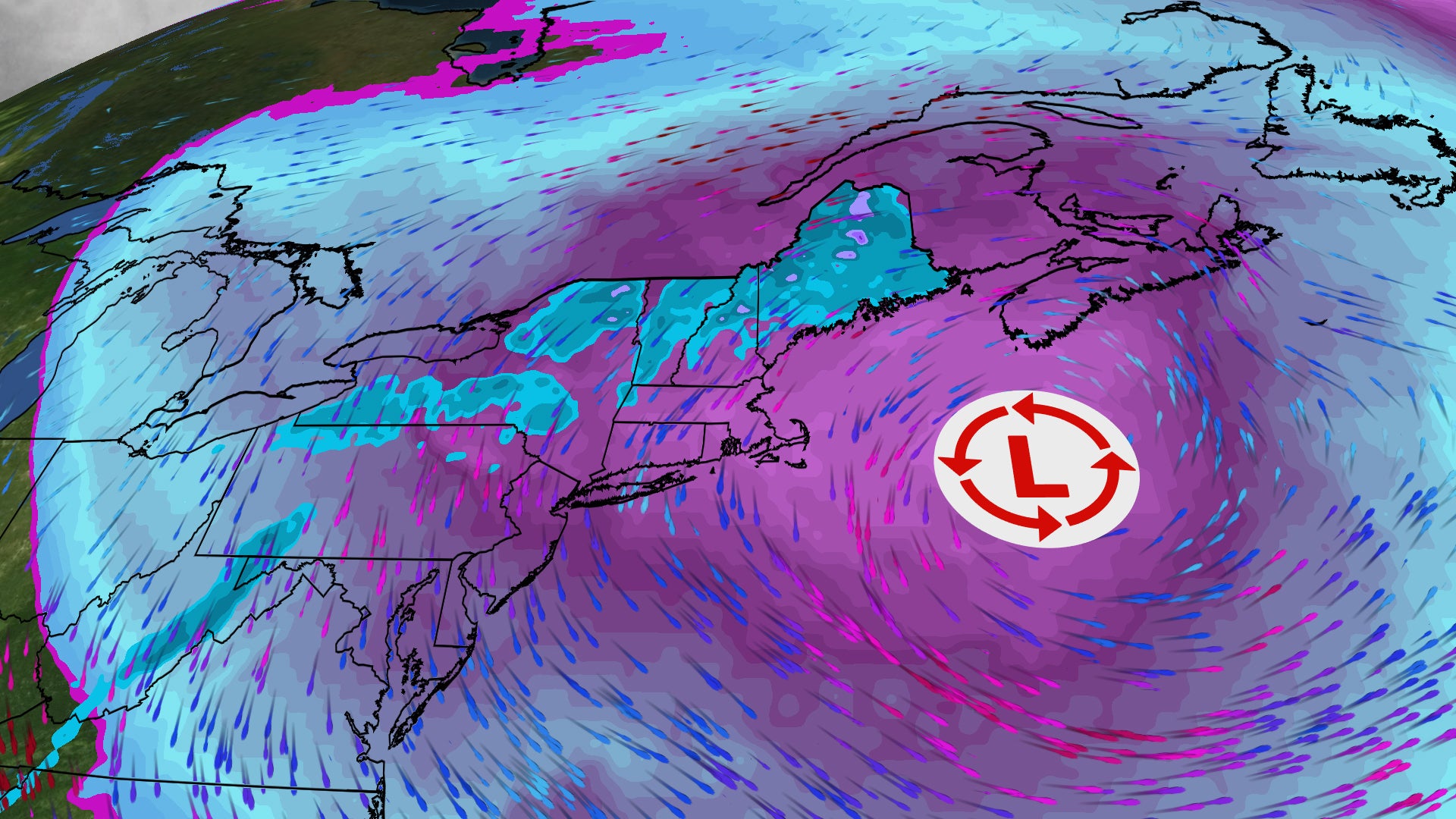 Winter Storm Loiters In Northeast