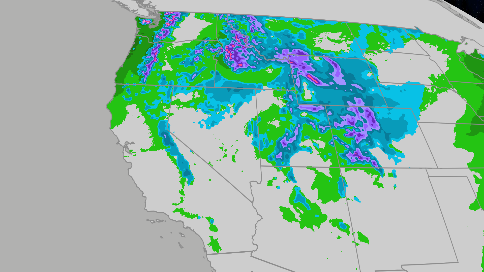 Spring Showers, Much-Needed Mountain Snow For West