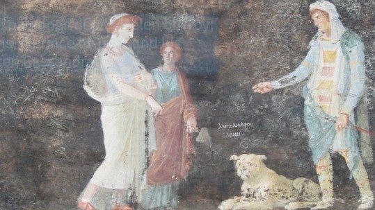 Paintings Of Trojan War Figures Found In Pompeii