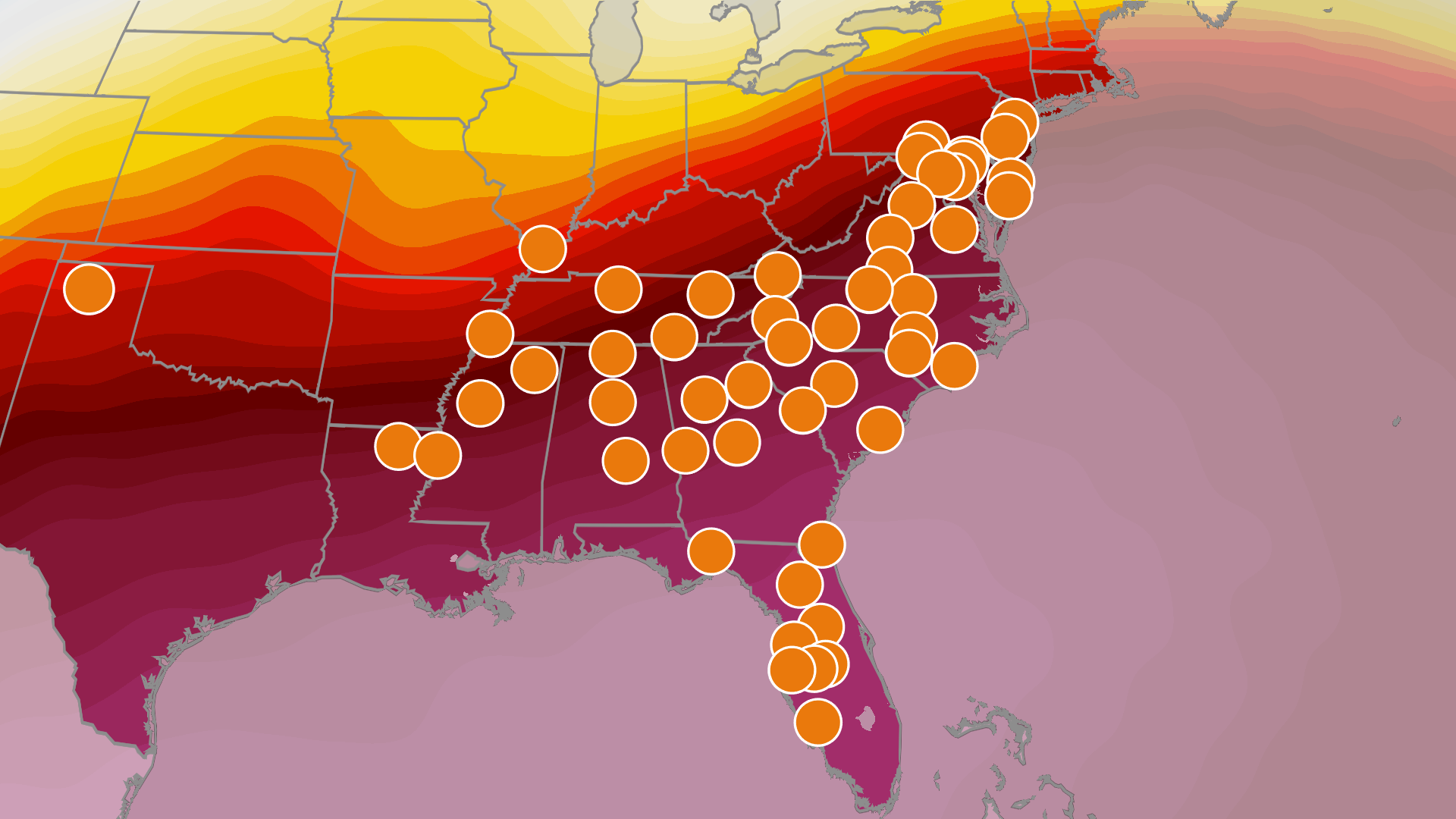 Taste Of Summer For Millions As Record Heat Builds In East, Including Atlanta, Philadelphia, Washington