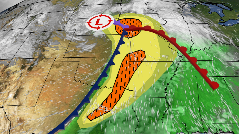 Tornado Threat Over Wide Area Into Saturday