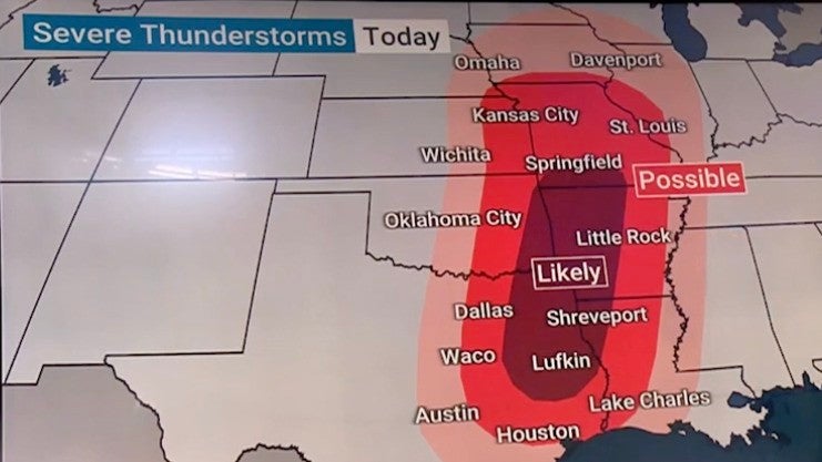 Threat Of Tornadoes Continues Today