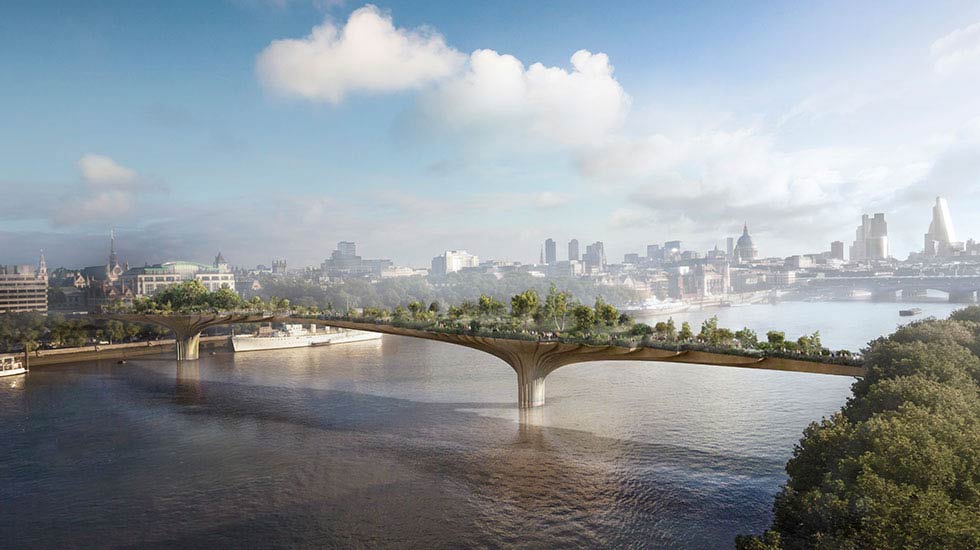 Thames Garden Bridge Could Change London's Landscape (PHOTOS)