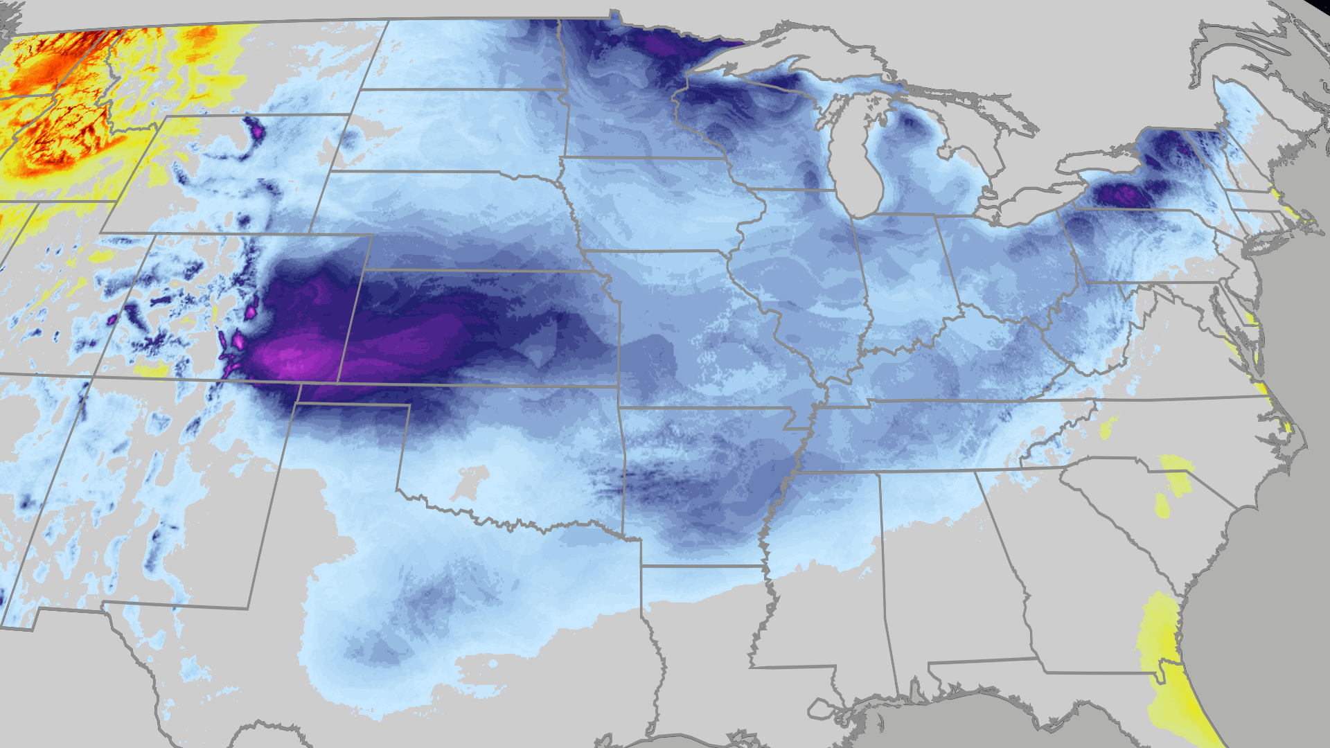 Cold Front Brings Temperature Swing To Central, Eastern US