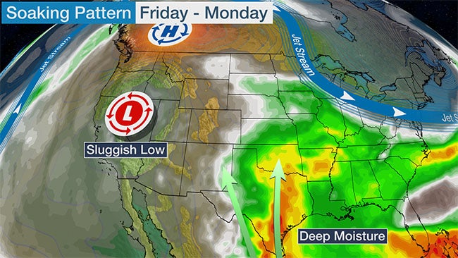 Texas flood forecast