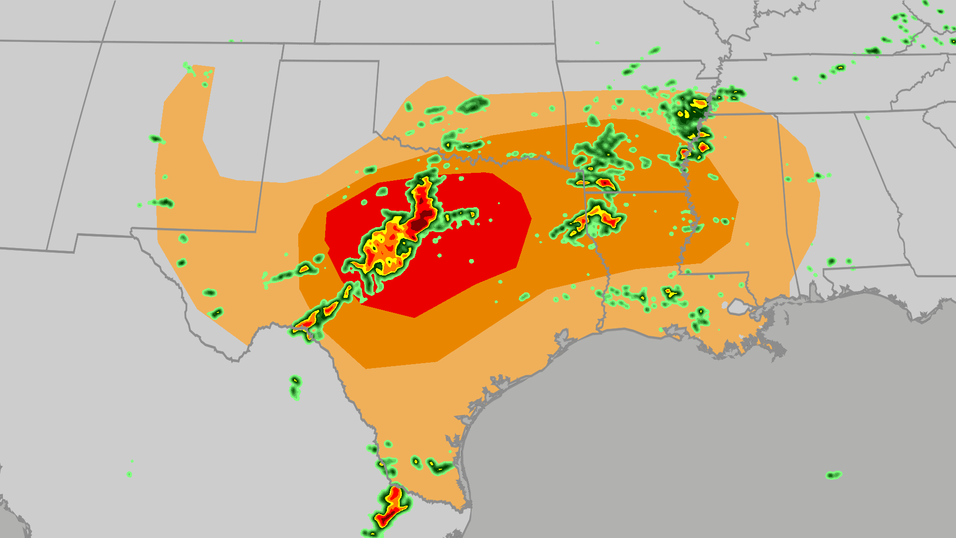 Mother&rsquo;s Day Severe Hail And Wind Likely In Texas, South 