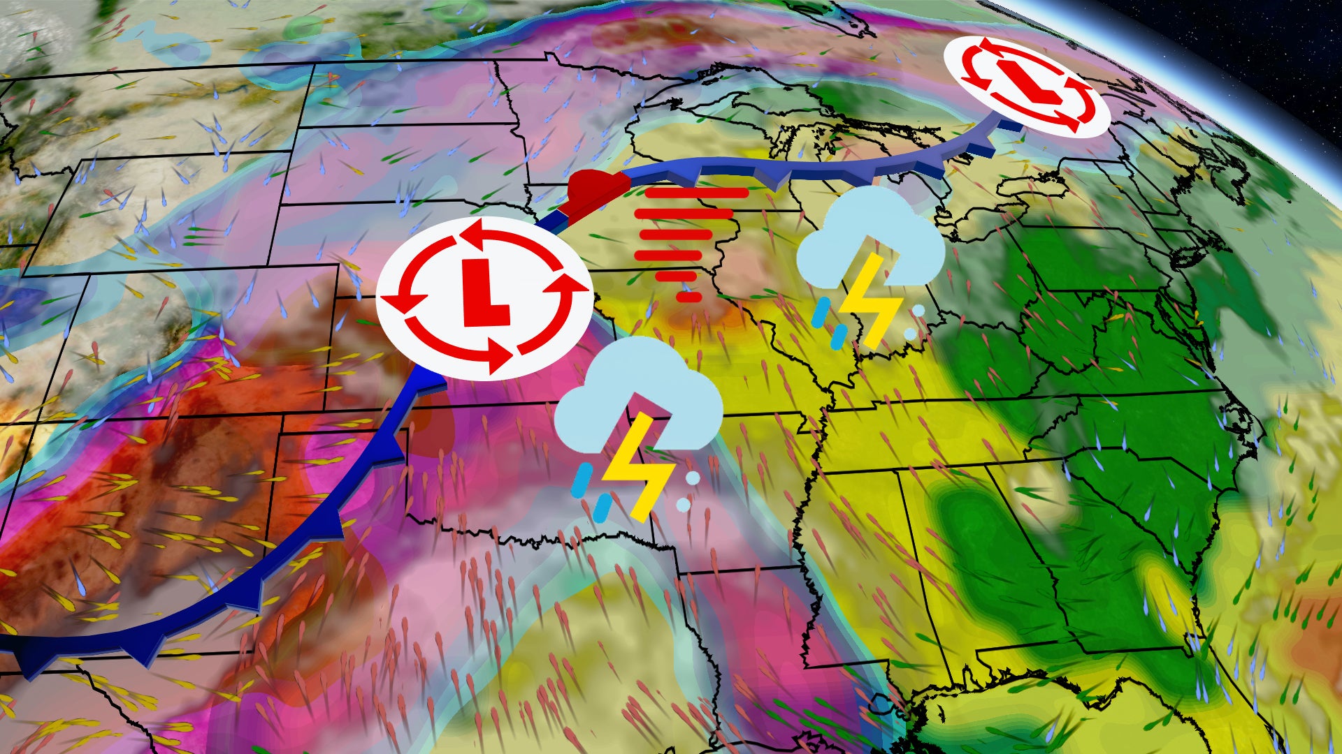 Multi-Day Severe Storm Threat Will Last Into Late Week
