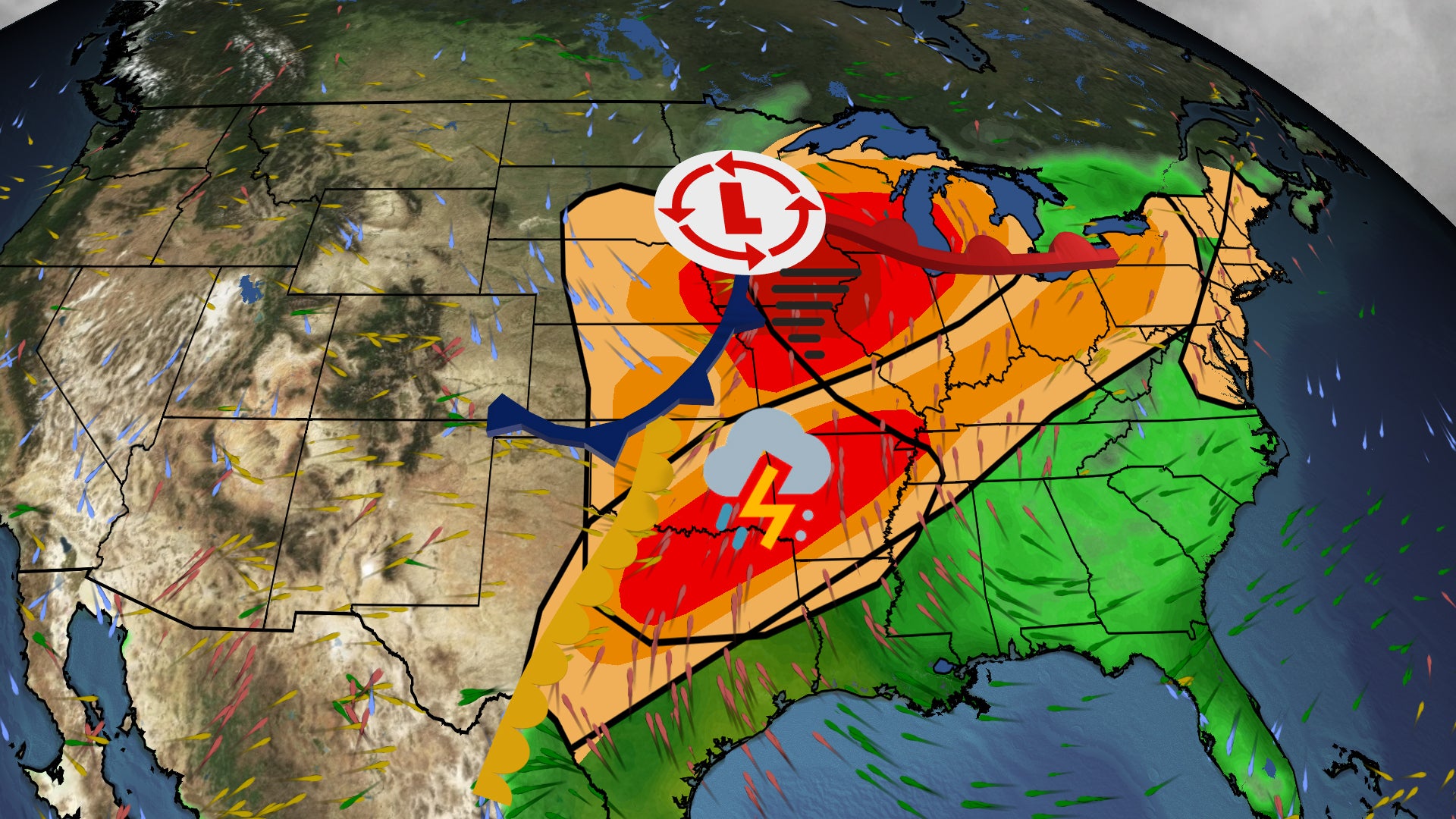 Multi-Day Severe Storm Threat Continues Today